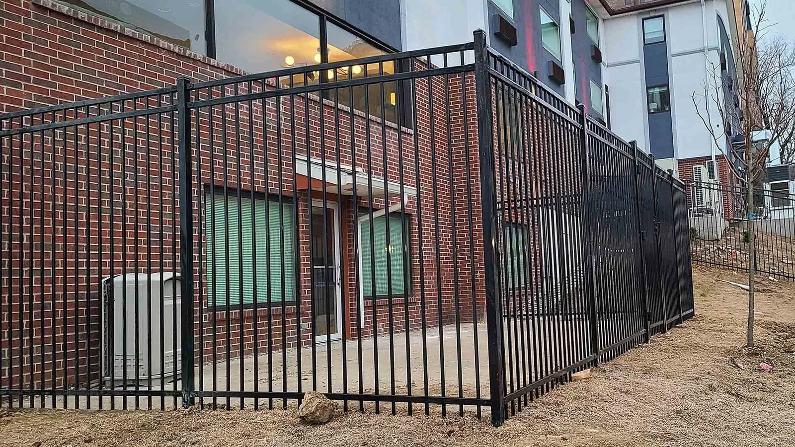 Fence installed by Slagle Fence