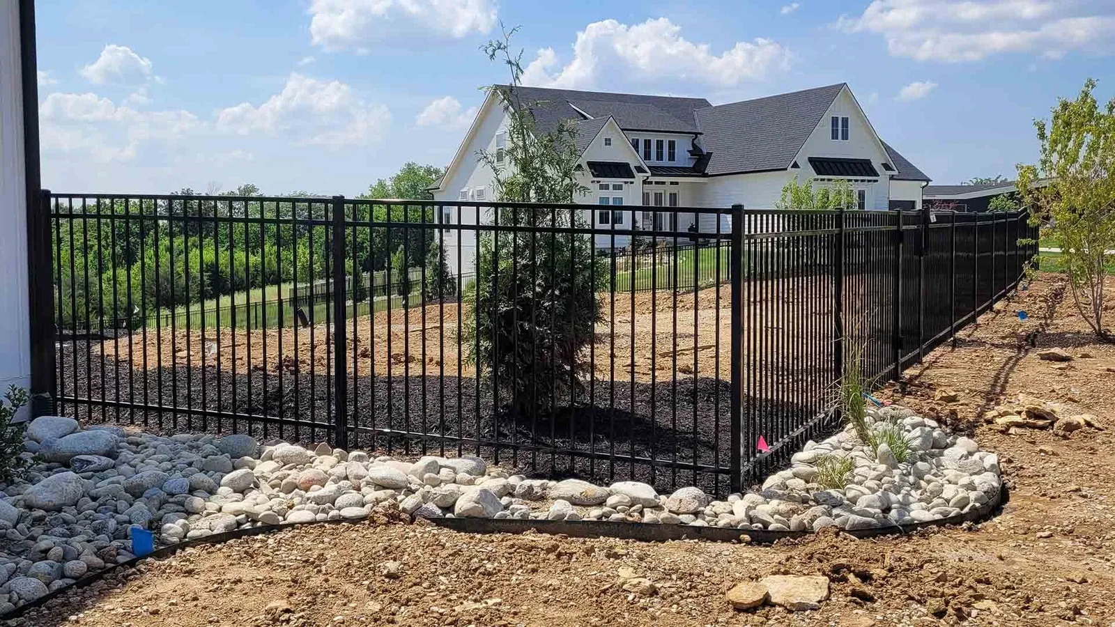 Fence installed by Slagle Fence